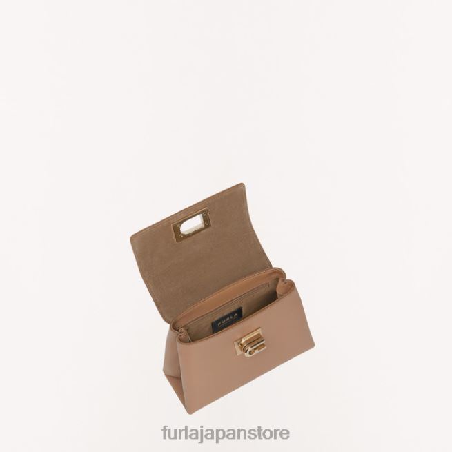 Furla 1927 トップハンドル ミニ 女性 アクセサリー 8B64V103 グレージュ