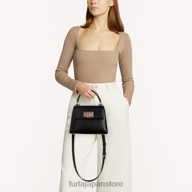 Furla 1927 トップハンドル ミニ 女性 アクセサリー 8B64V112 ネロ