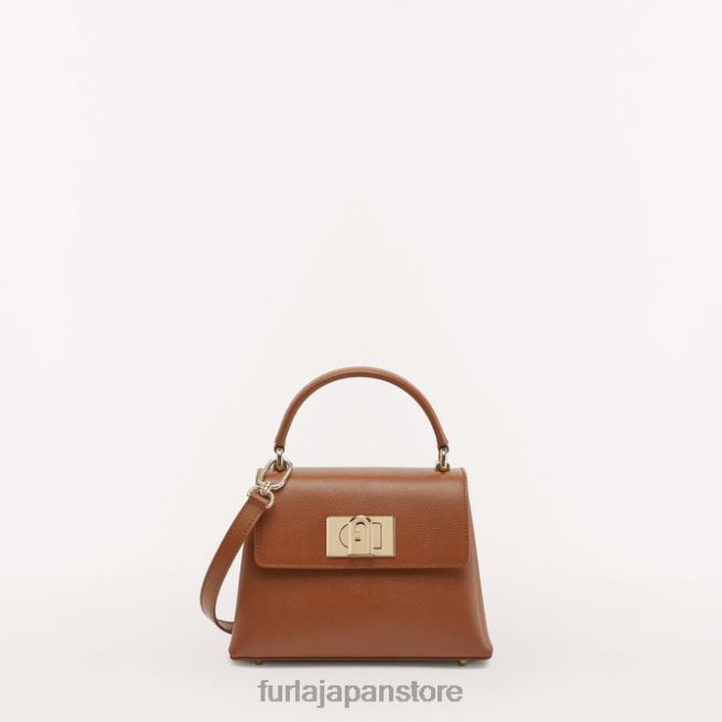 Furla 1927 トップハンドル ミニ 女性 アクセサリー 8B64V113 コニャックh