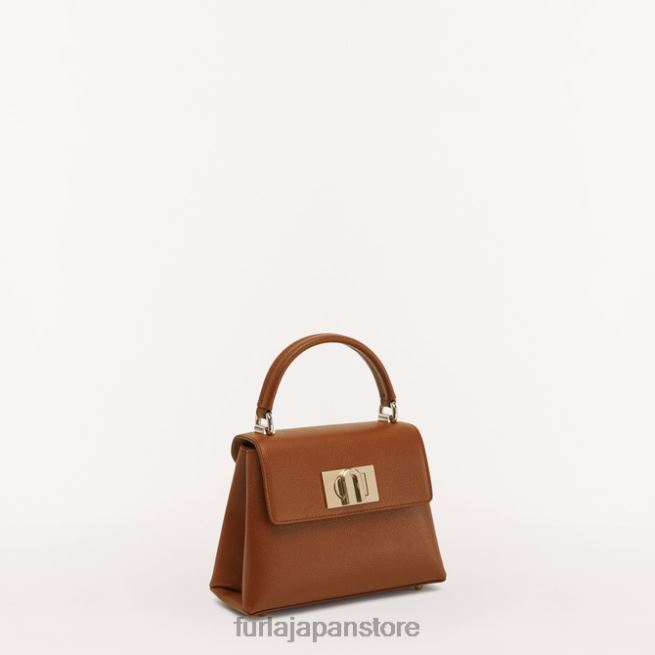 Furla 1927 トップハンドル ミニ 女性 アクセサリー 8B64V113 コニャックh