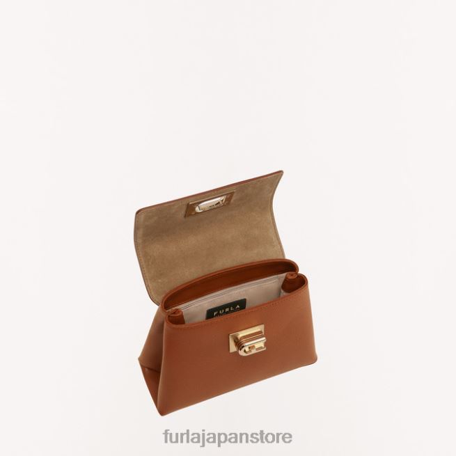 Furla 1927 トップハンドル ミニ 女性 アクセサリー 8B64V113 コニャックh