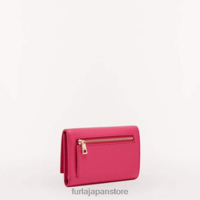 Furla 1927 コンパクトウォレット M 女性 アクセサリー 8B64V196 ポップピンク