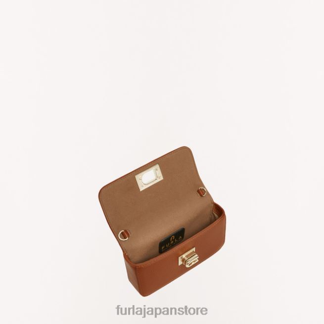 Furla 1927 ミニバッグM 女性 アクセサリー 8B64V63 コニャックh